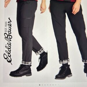 Eddie Bauer Polar Fleece -Lined Pull On Pants